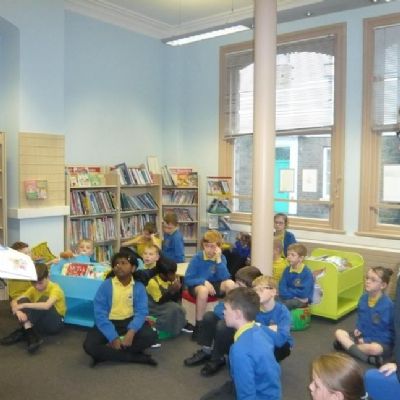 Our visit to Kington Library October 24