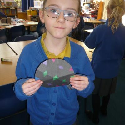 Our amazing Rangoli suncatchers as part of our RE multi-faith day.