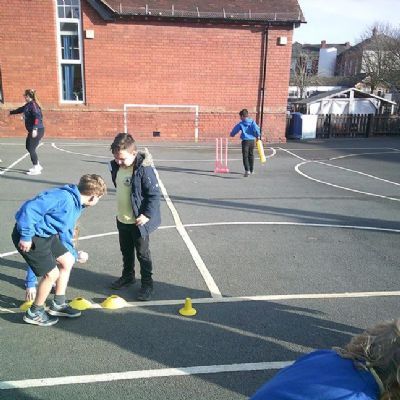 We are also happy to welcome Abi, who teaches us cricket on a Tuesday.